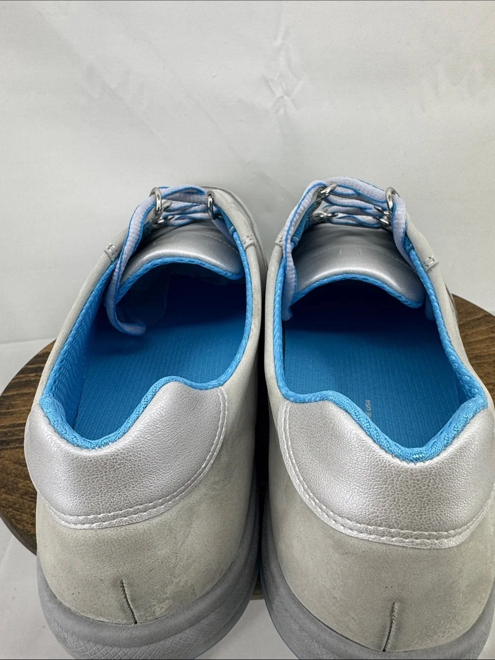 SAS Womens Sporty Walking Shoes in Gray w/ Blue, sz 12 W